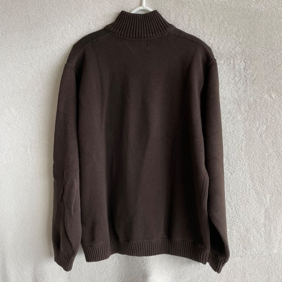 Eddie Bauer 1/4-Zip Pullover Sweater, 100% Cotton, X-Large - Picture 2 of 6